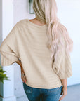 Ella Ribbed Knit Dolman Sweater