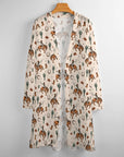 Rodeo Cowboy Print Lightweight Cardigan
