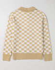 Elaina Checkered Sweater