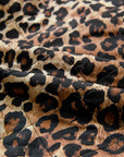 Leopard Quilted Tie Front Jacket