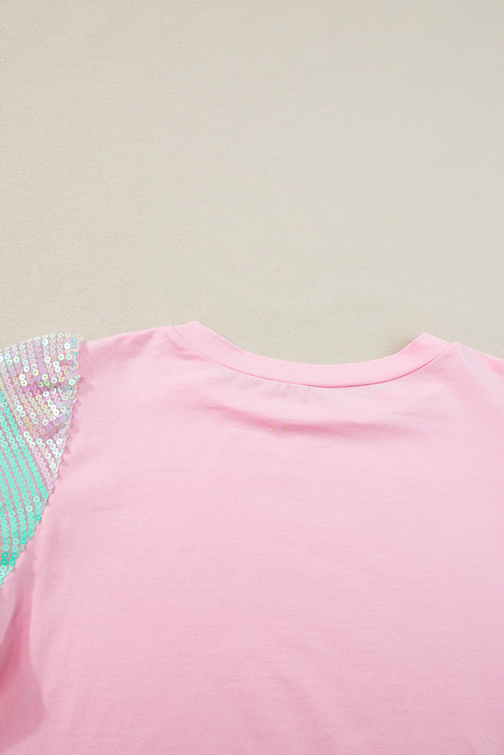 Rainbow Puff Sleeve Top -clearance