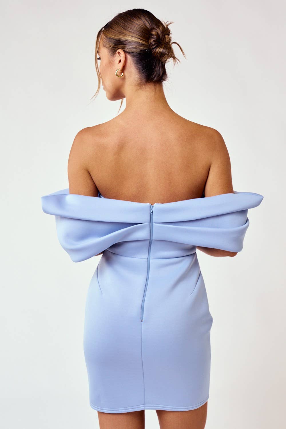 Lavender Scuba Mini Dress