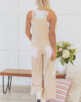 Luciana Ribbed Side Pocket Wide Leg Jumpsuit
