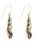 Blue Hues Multi Stone Earring