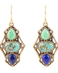 Blue Hues Multi Stone Earring