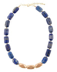 Blue Lapis Nugget Necklace
