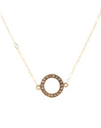 Bronze Marcasite Necklace