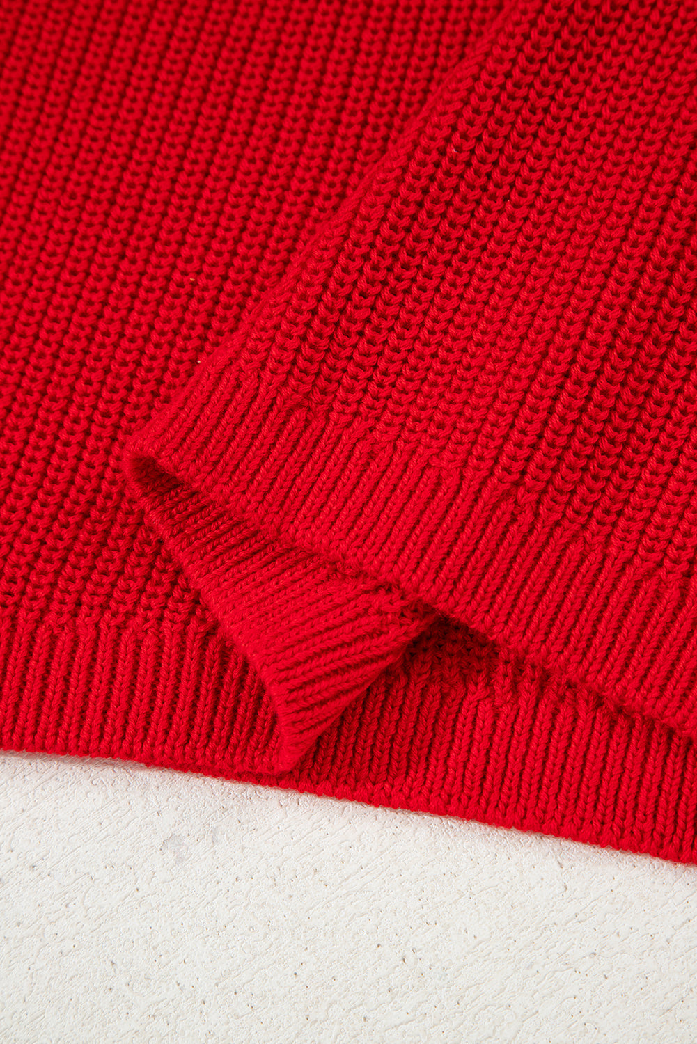 Evelyn Knit Drop Shoulder Sweater