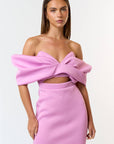 Lavender Scuba Mini Dress