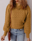 Aria Edge Balloon Sleeve Sweater