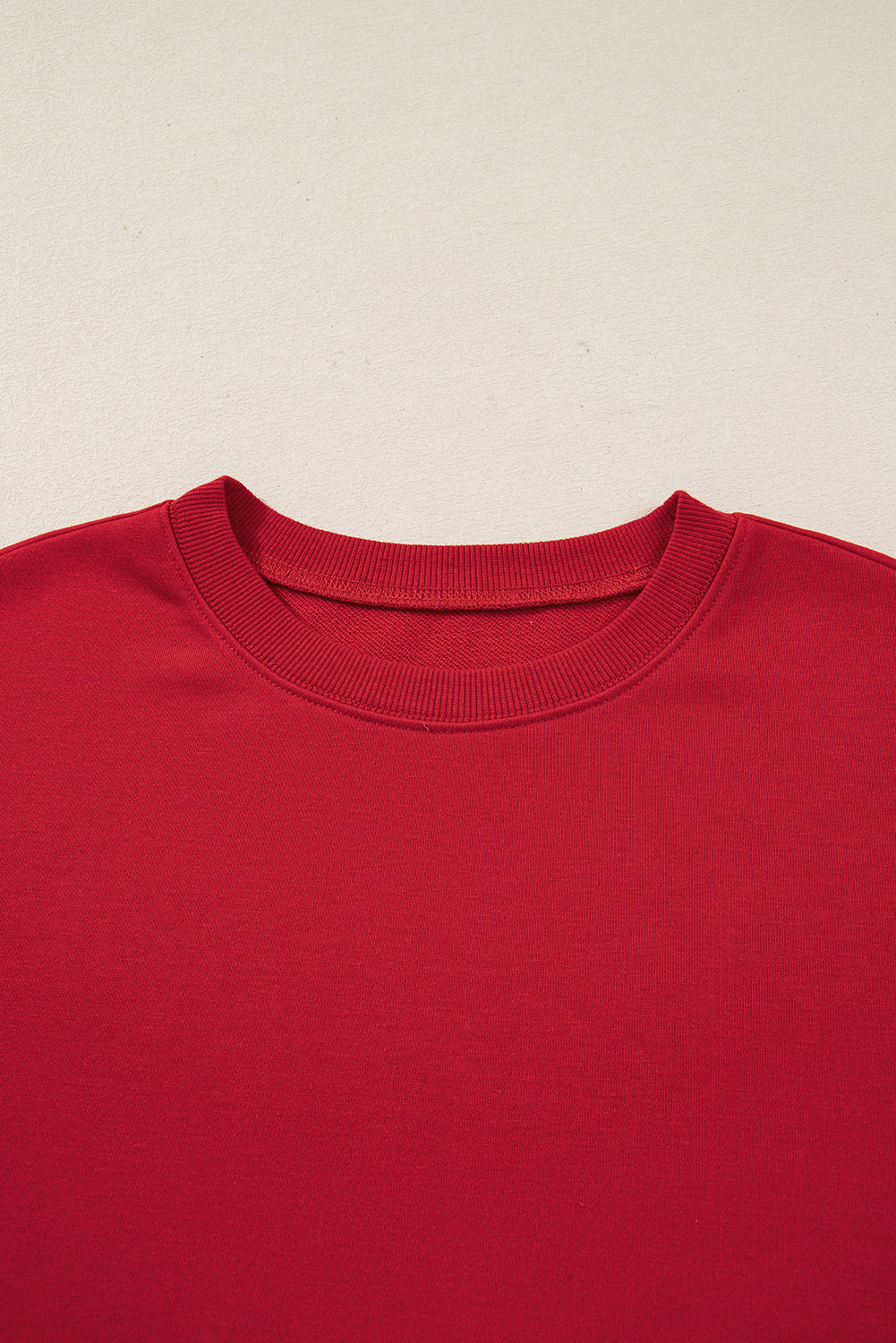 Plus Size Varsity Stripe Crew Neck Sweatshirt