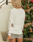 Christmas Snowflake Crewneck Sweater