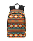 Orange Aztec Backpack