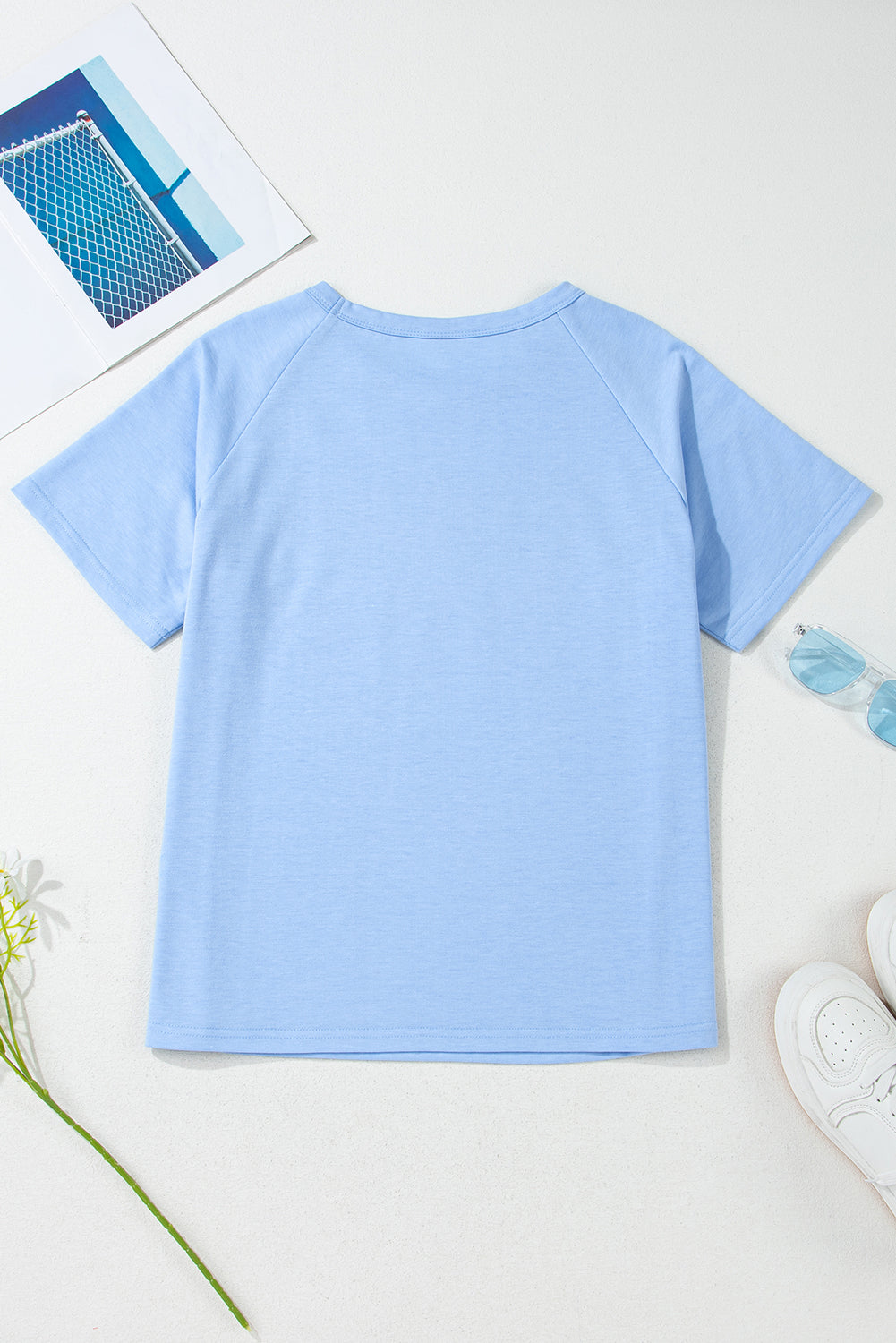 Priscilla Striped Patch Front Casual Top