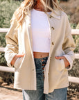 Western Suede Sherpa Lined Jacket