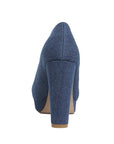 The Denim Block Heel