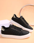 Harper Quilted Lace Up Sneakers