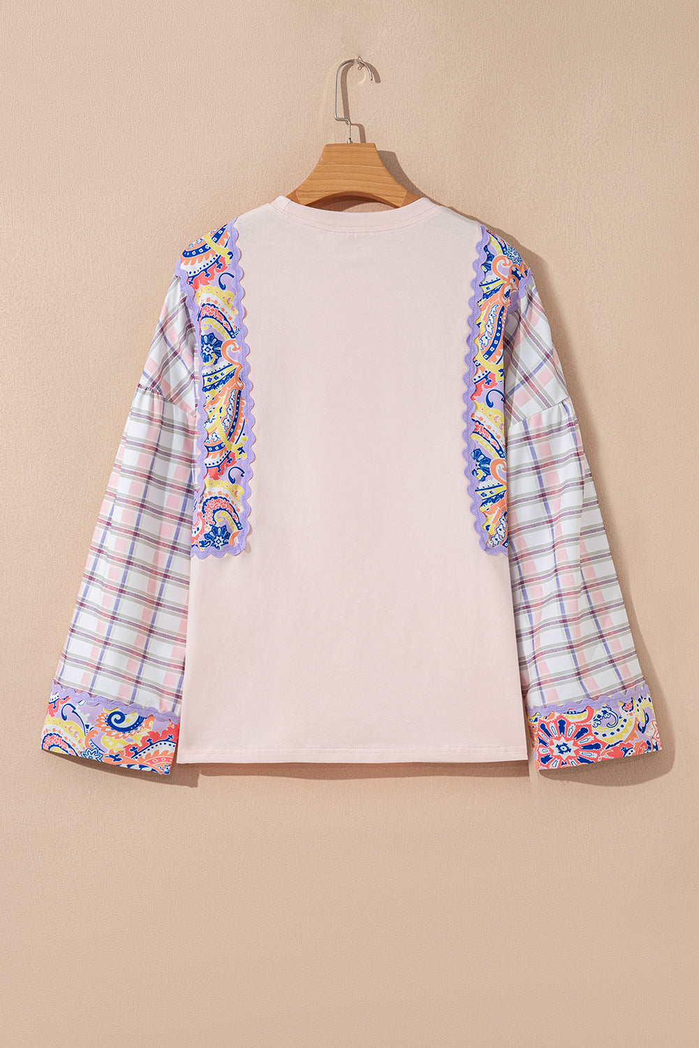 Margaret Ricrac Trim Floral Blouse