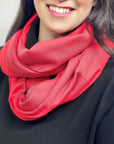 Ultra Soft Red Cashmere Scarf / Wrap / Shawl / Cover  