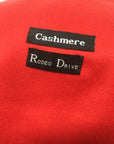 Ultra Soft Red Cashmere Scarf / Wrap / Shawl / Cover  