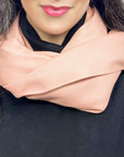 Ultra Soft Peach Cashmere Scarf / Wrap / Shawl / Cover  