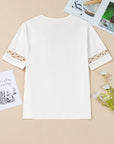 Madilynn Lace Crochet Casual Top