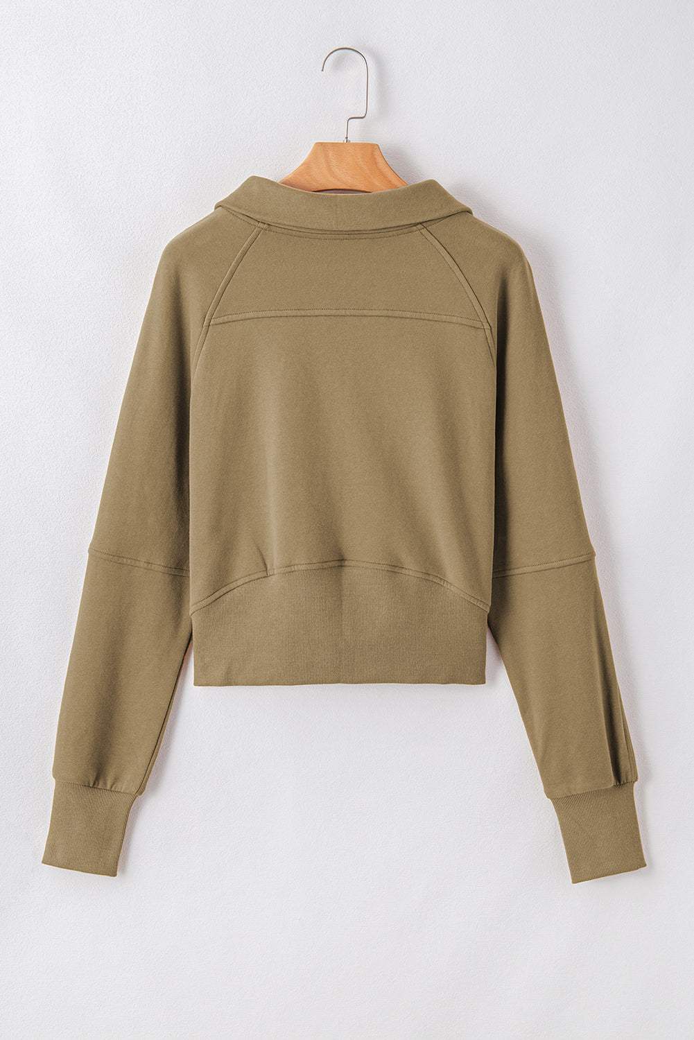Fleece Lined Zip-Up Sweatshirt
