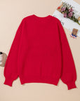 Plus Size Christmas Sparkle All The Way Tinsel Sweater