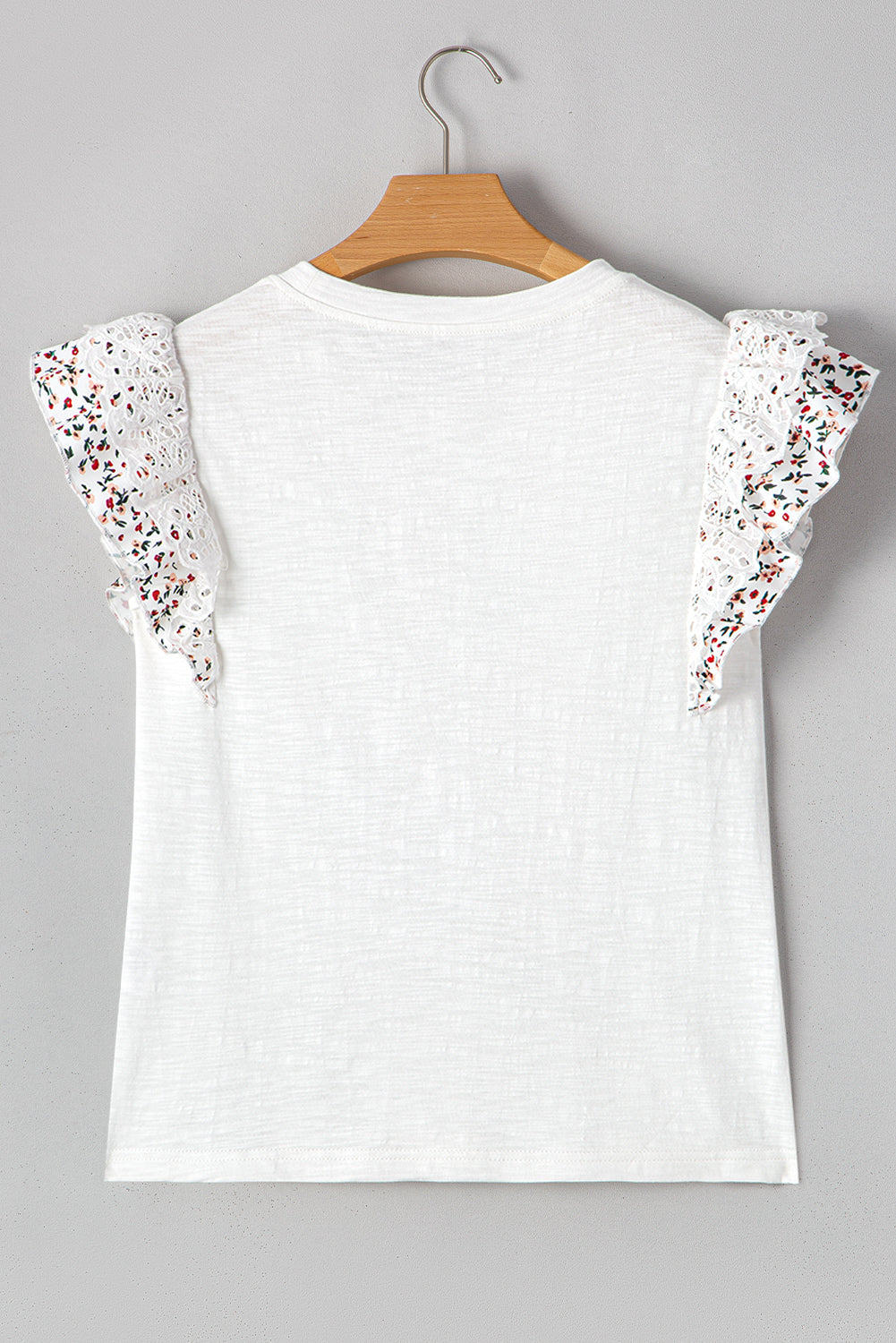 Ramona Floral Lace Eyelet Sleeve Blouse