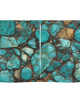 Turquoise Window Curtains 28"x40" (2-Piece) Made in America