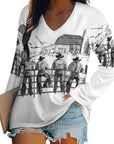 Baha Ranch Western Ranching Long Sleeve Top