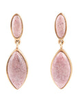 Champion Double Drop Rhodonite Earrings