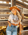 Check Your Ego Amigo Graphic Tee - Tan