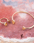 Citrine Open Cuff Bracelet