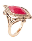 Cleopatra Bordeaux Quartz Ring