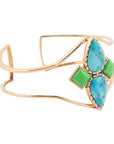 Colors of Turquoise Cuff Bracelet