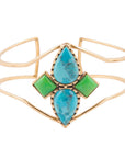 Colors of Turquoise Cuff Bracelet