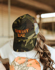 Cowboy Embroidered Trucker Hat