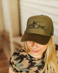 Cowboy Roper Trucker Hat