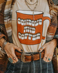 Cowboys and Coffee Cup Graphic Tee