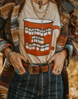 Cowboys and Coffee Cup Graphic Tee
