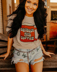 Cowboys and Coffee Cup Graphic Tee