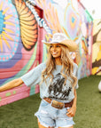 Cowgirl Calf Roper Graphic Tee