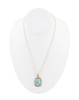 Credence Genuine Turquoise Pendant Necklace