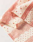 Kelsey Frilled Short Puff Sleeve Mixed Print Blouse