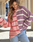 Araya Stripe Oversized Sweater