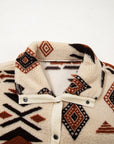 Western Aztec Fleece Half Zip Sweatshirt