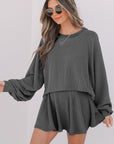 Scarlett Corded Lantern Sleeve Top