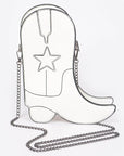 Cowboy Boots Crossbody Chain purse
