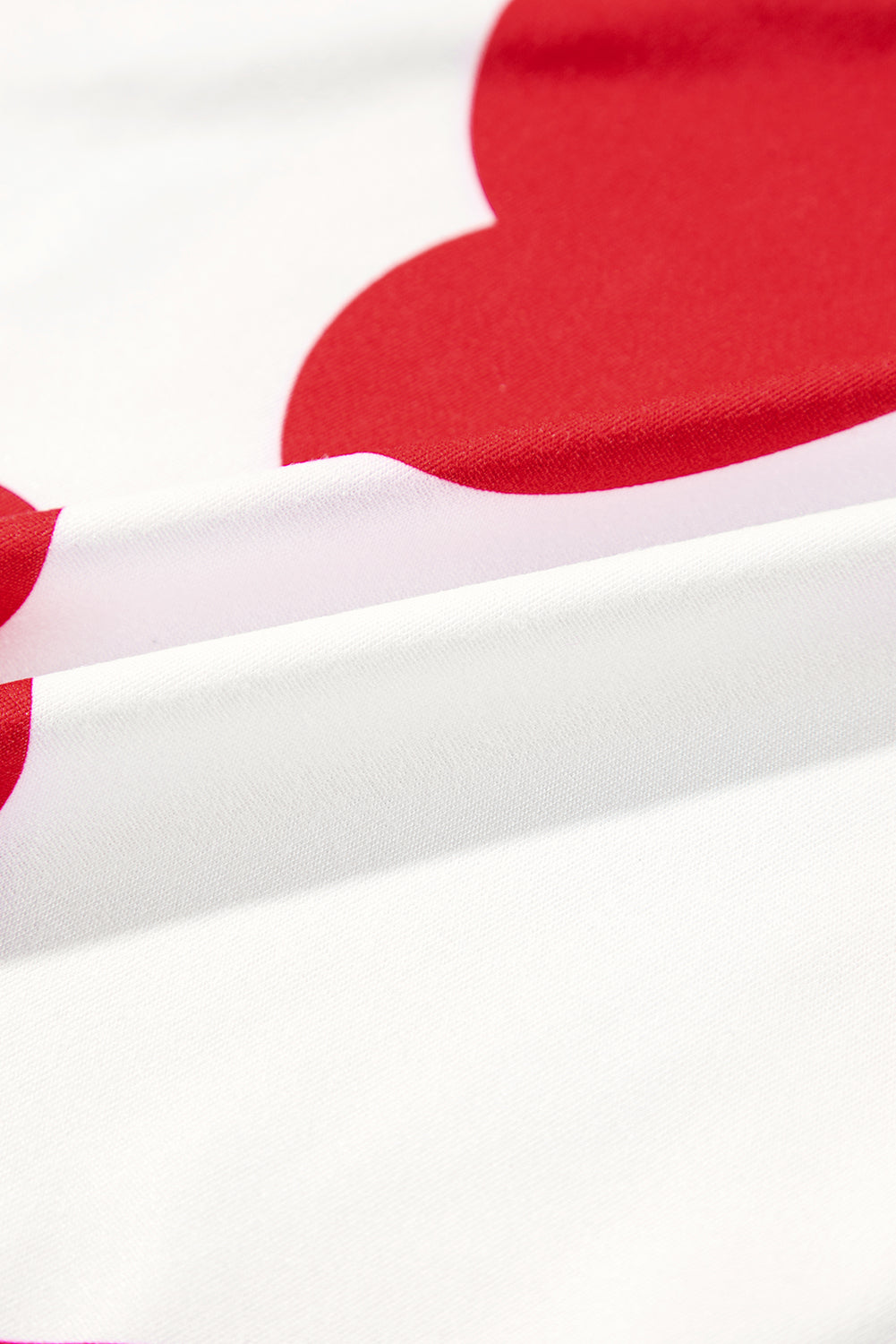 Heart Ruffle Tank Top And Pants Lounge Set